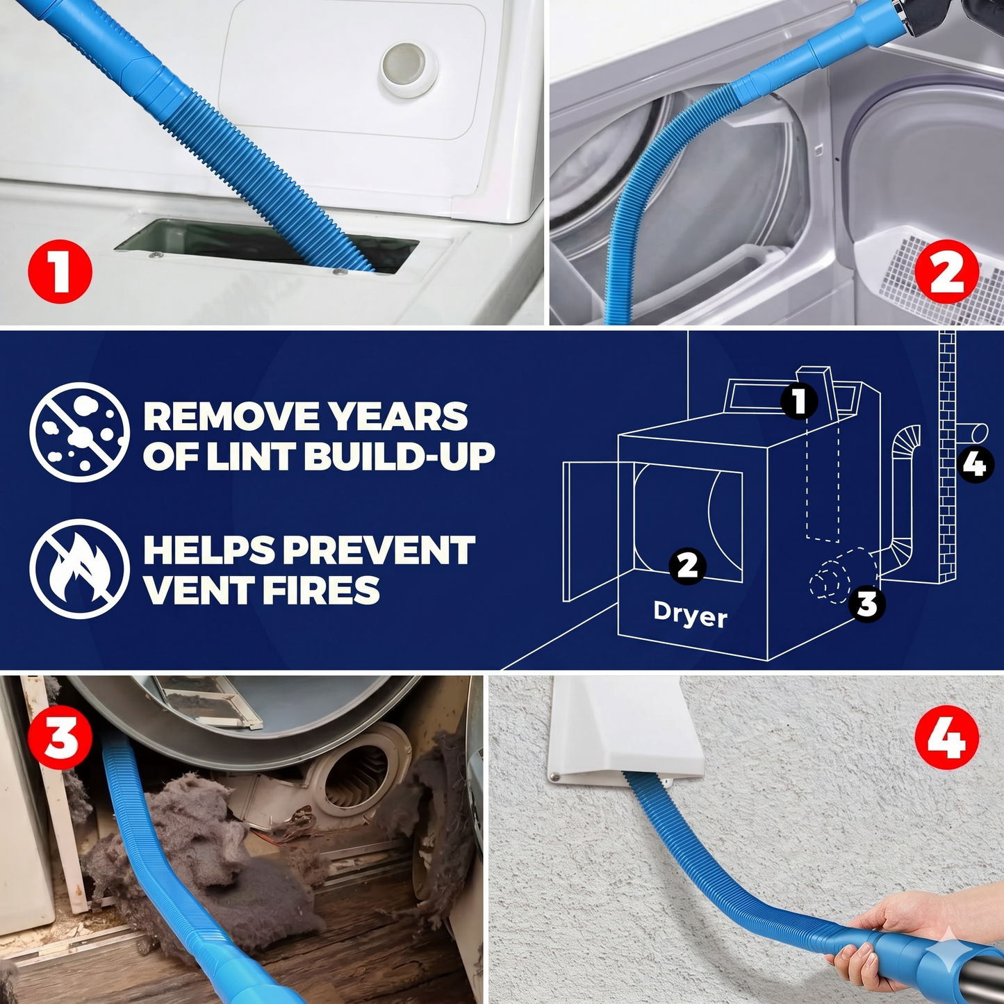 Survival Zone™ Dryer Vent Cleaner